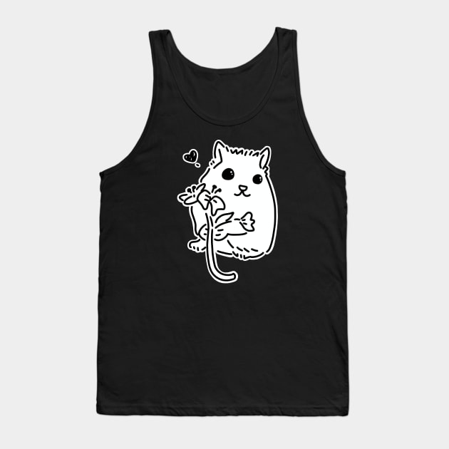 Hamster's holding flowers Tank Top by Pipopppa